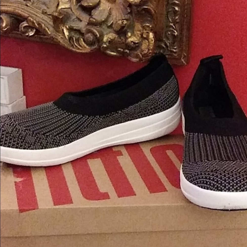 Fitflop Uberknit ballerina slip on shoe